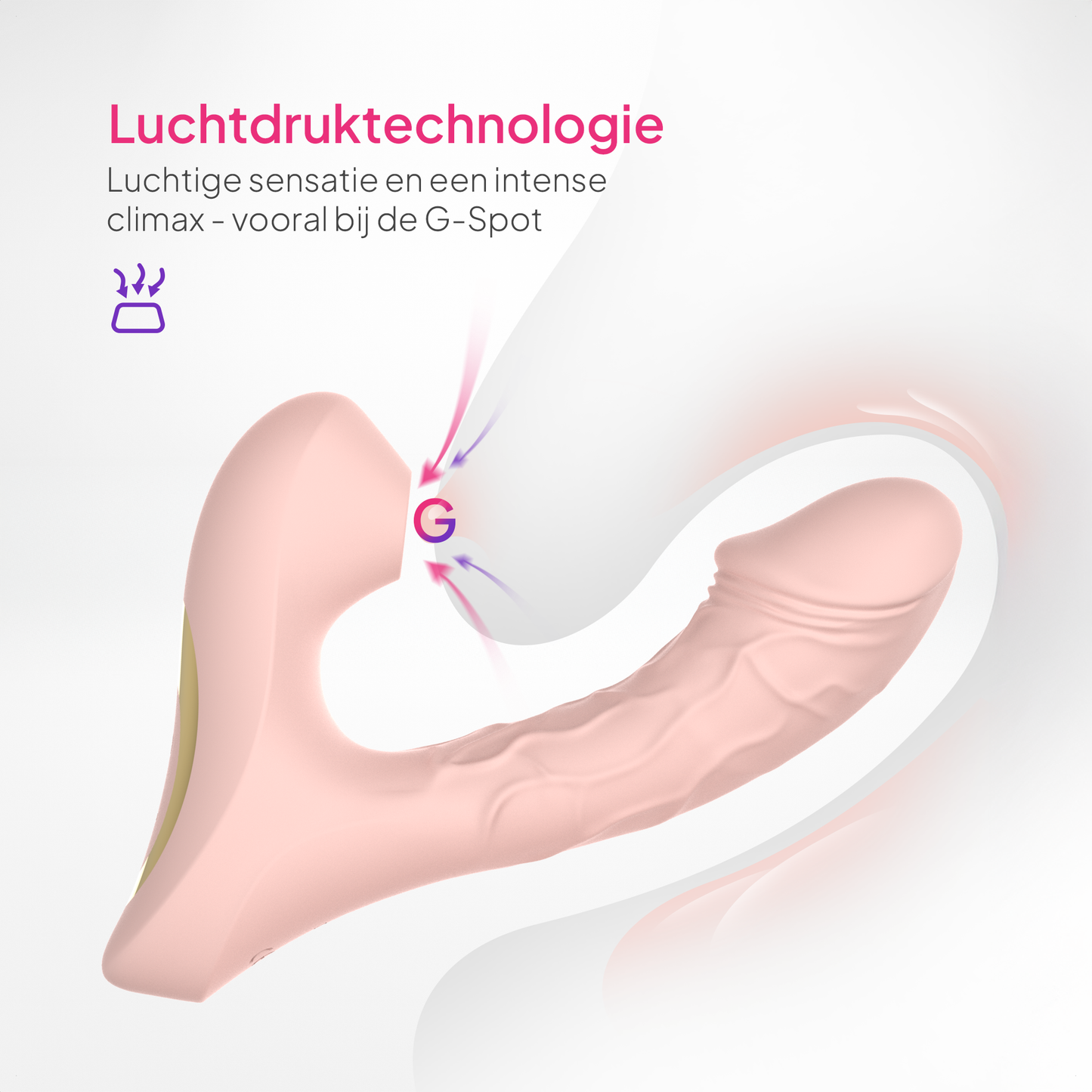 Pure Pleasure® Luchtdruk Vibrator met G-spot