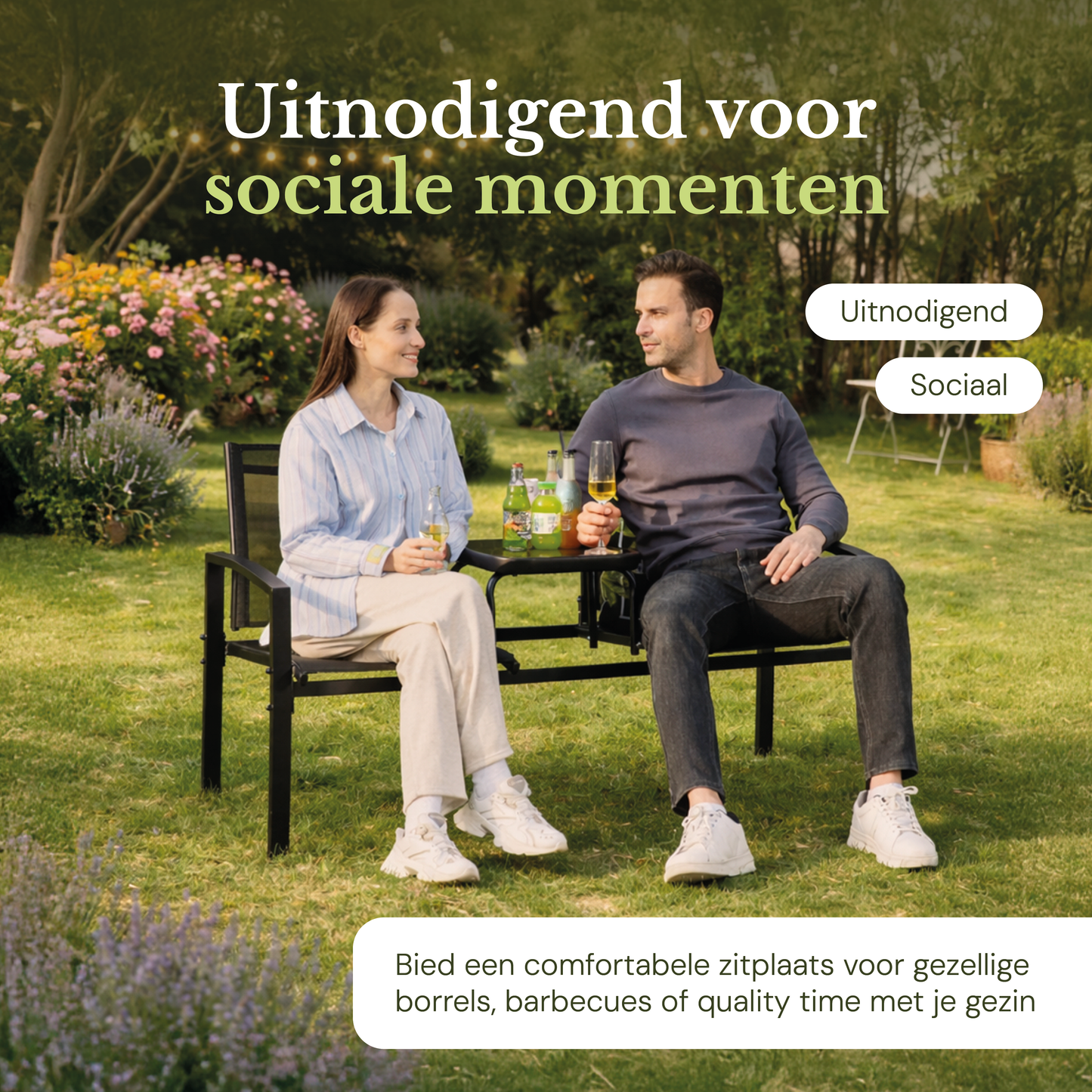 O'DADDY Tuinbank met Tafel