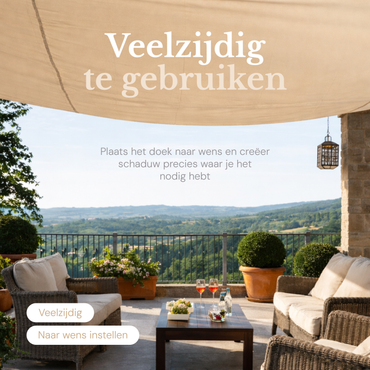 O'DADDY® Schaduwdoek 4x3M