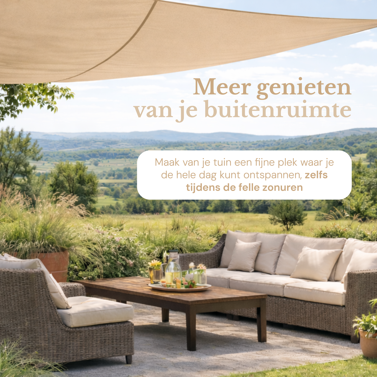 O'DADDY® Schaduwdoek 4x3M