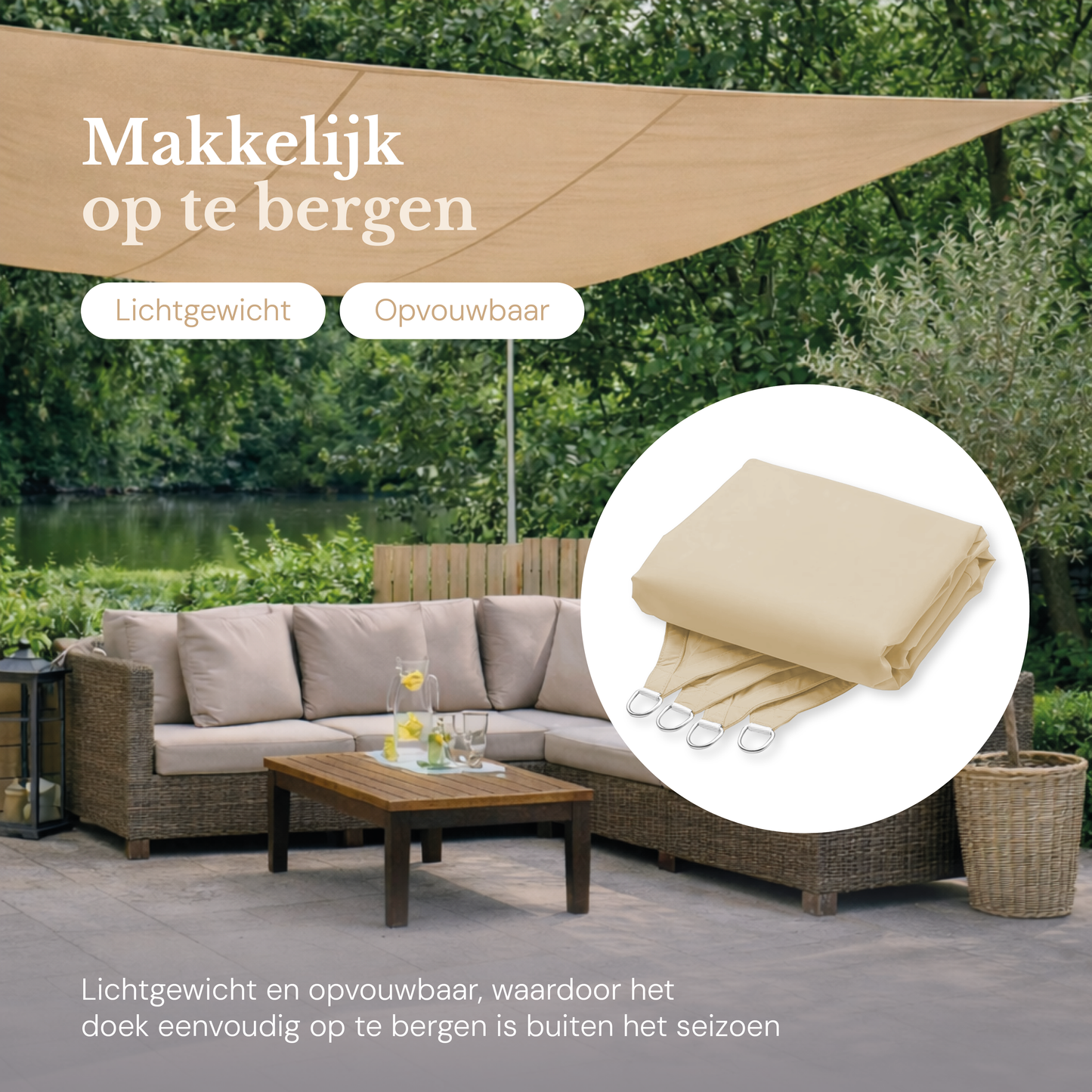 O'DADDY® Schaduwdoek 4x3M