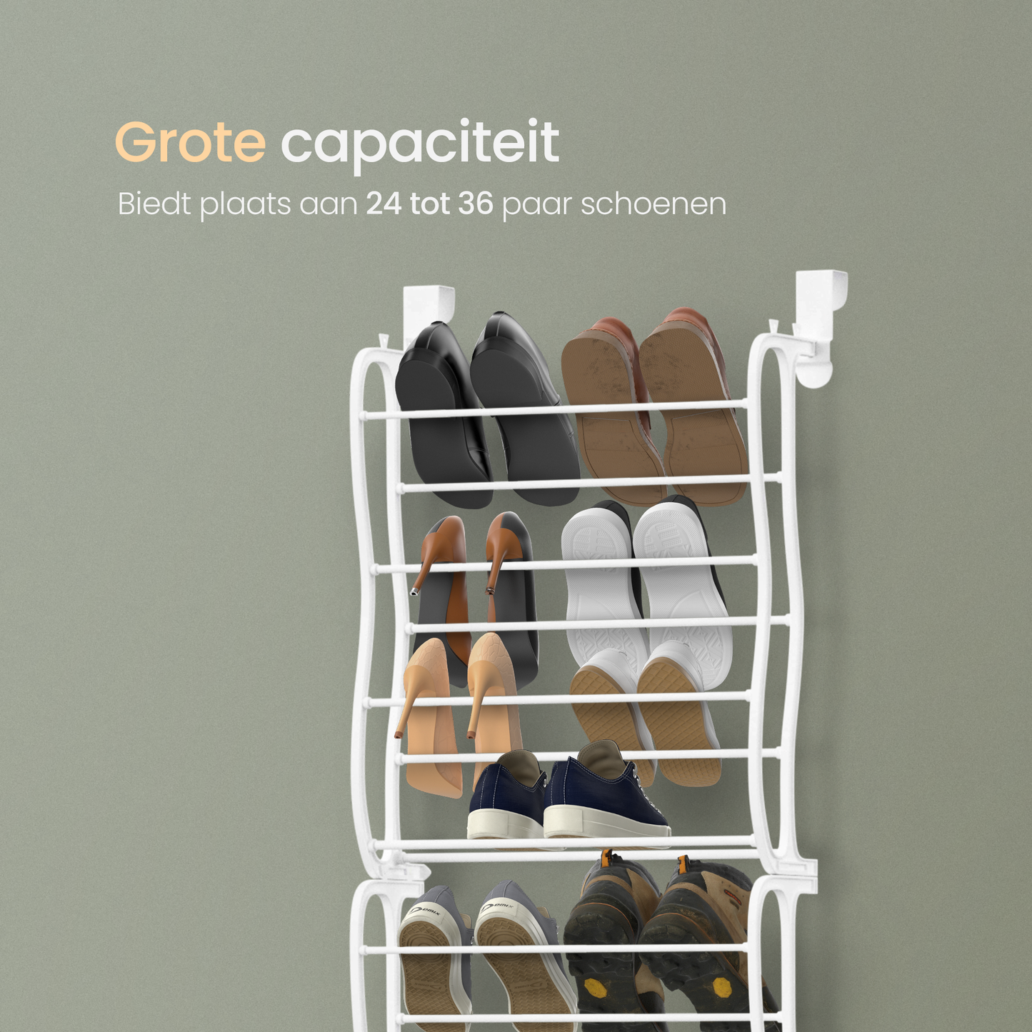 O'DADDY® Hangend schoenenrek voor deur