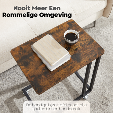 O'DADDY® Bijzettafel op Wieltjes