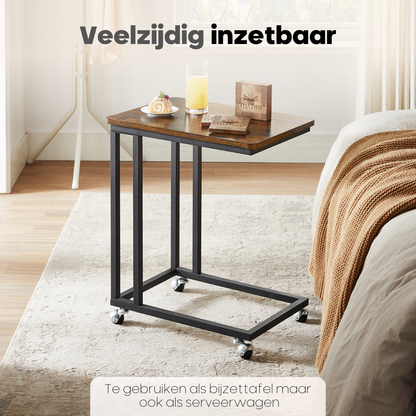 O'DADDY® Bijzettafel op Wieltjes