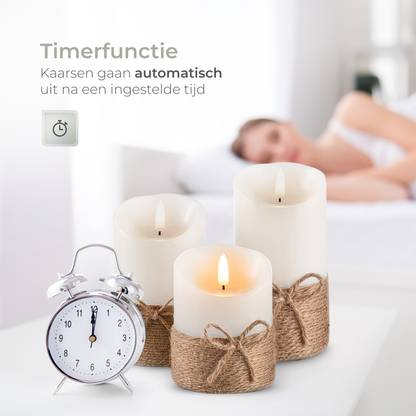 O'DADDY® LED Kaarsen set van 3