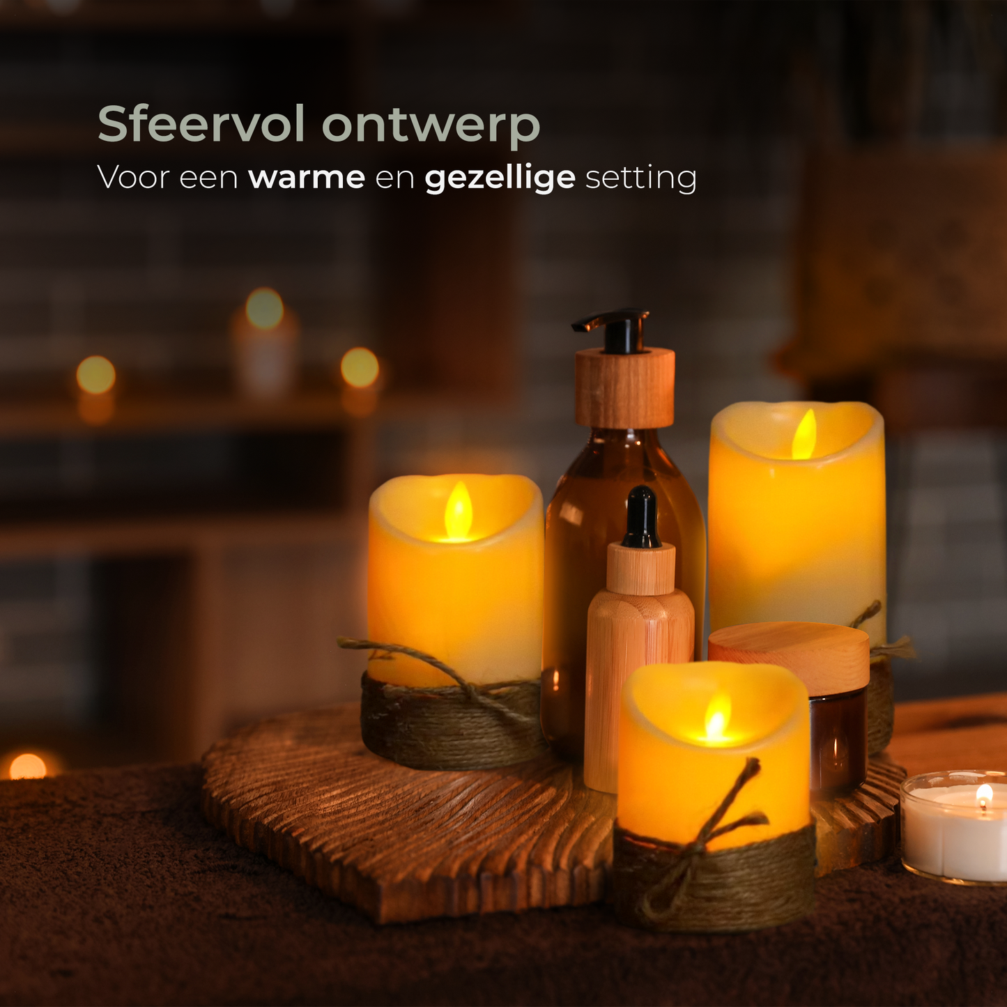 O'DADDY® LED Kaarsen set van 3