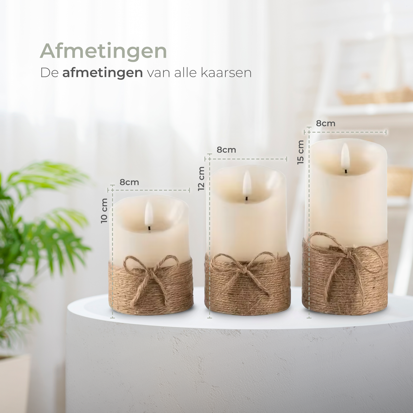 O'DADDY® LED Kaarsen set van 3