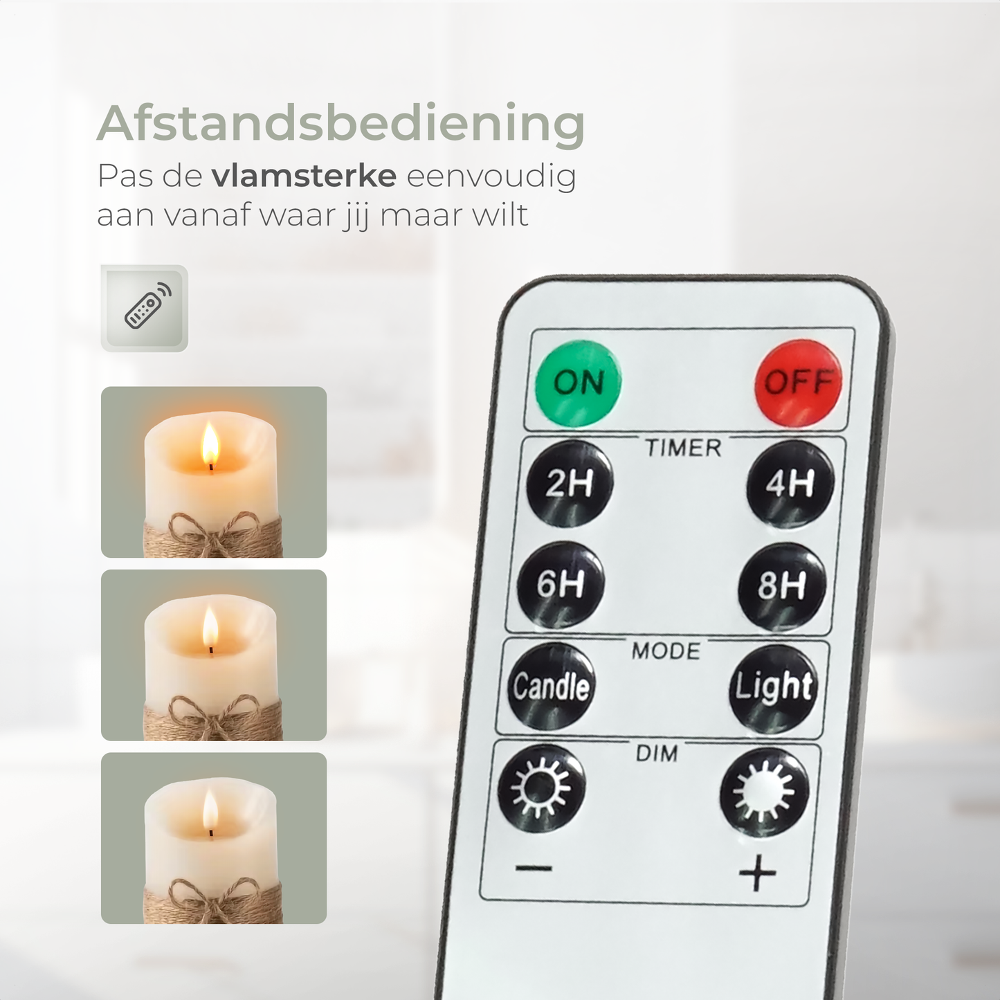 O'DADDY® LED Kaarsen set van 3