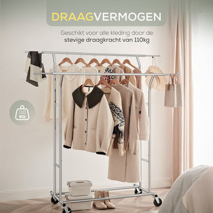 O'DADDY® Kledingrek op wieltjes XL