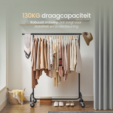O'DADDY® Kledingrek op wieltjes