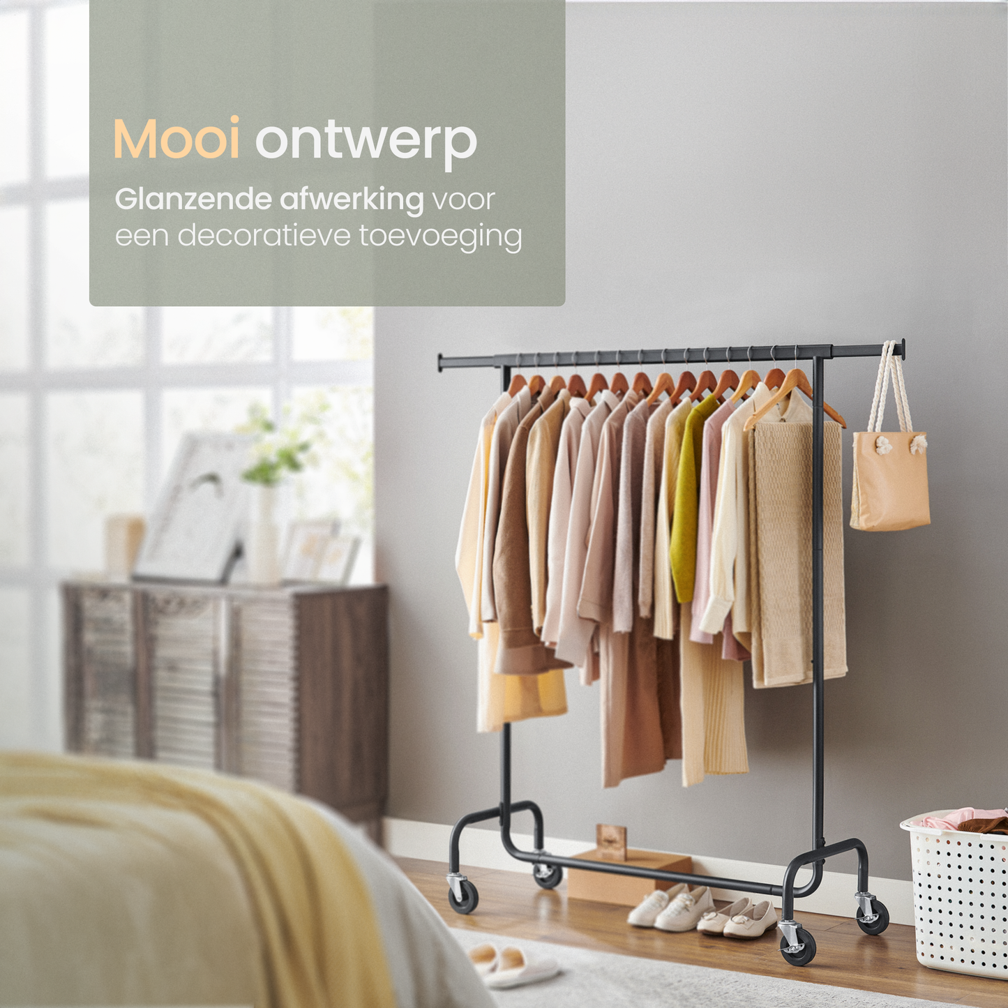 O'DADDY® Kledingrek op wieltjes