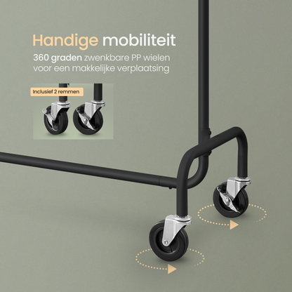 O'DADDY® Kledingrek op wieltjes