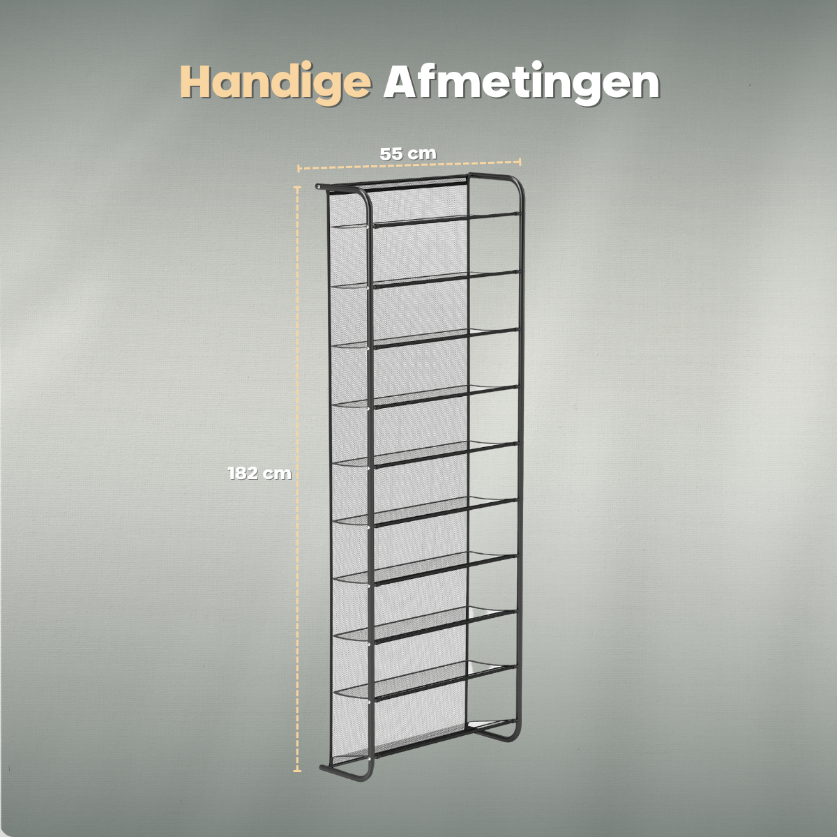 O'DADDY® Hangend schoenenrek voor deur