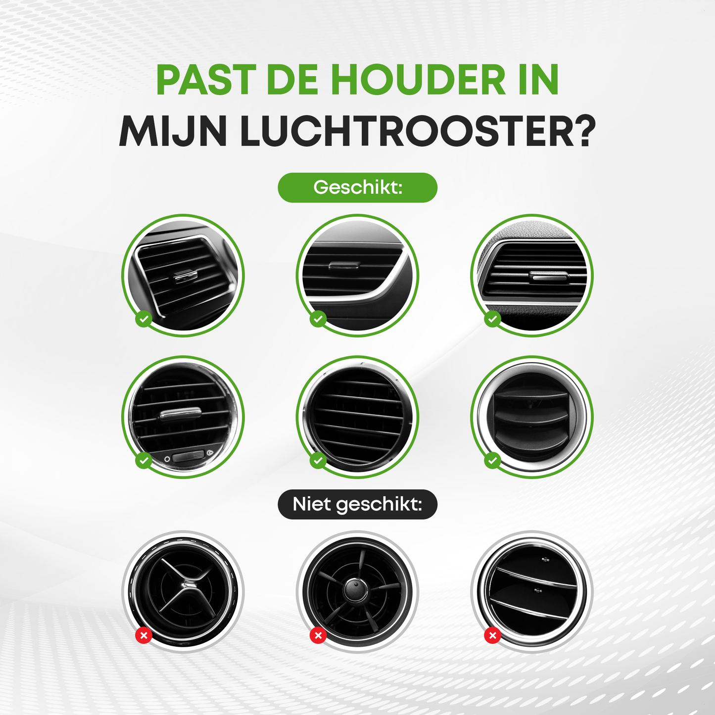 iSetchi® Magnetische telefoonhouder auto