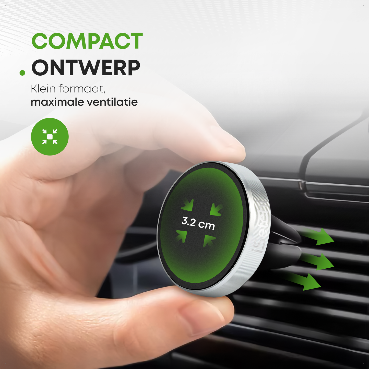 iSetchi® Magnetische telefoonhouder auto