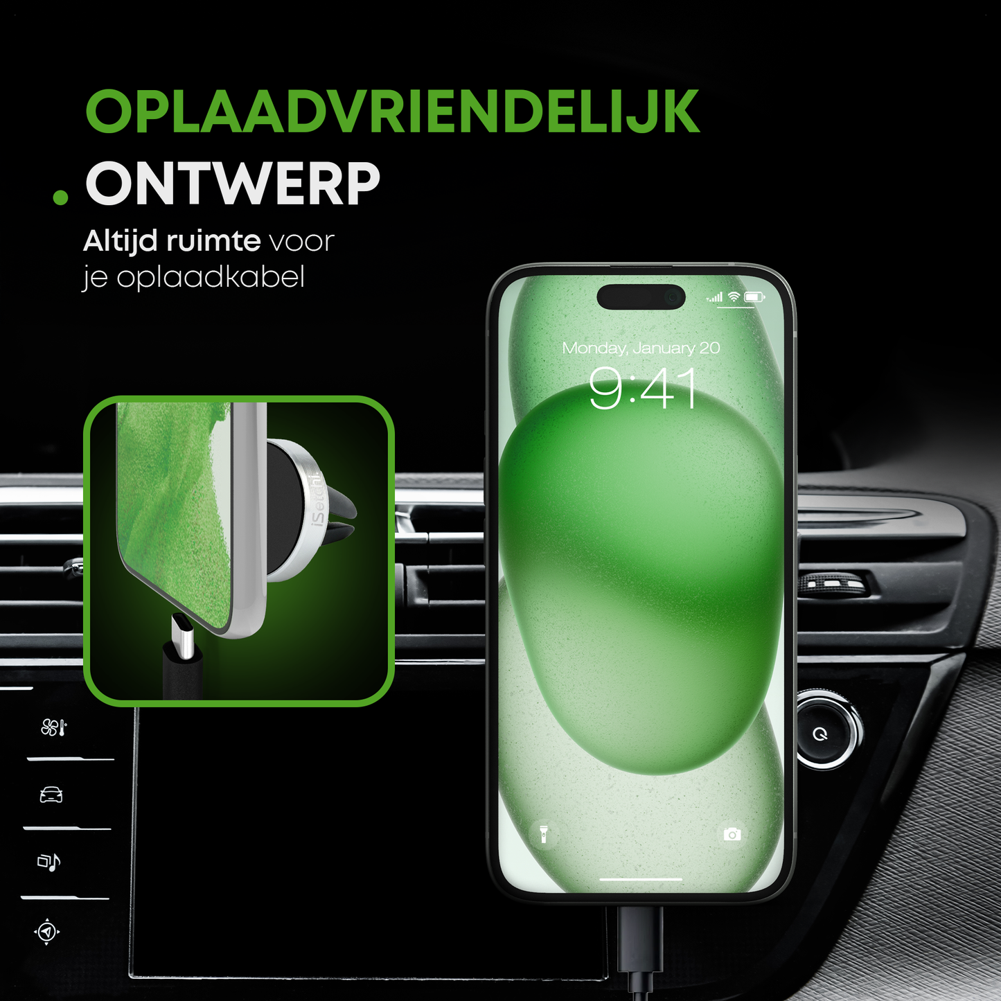 iSetchi® Magnetische telefoonhouder auto