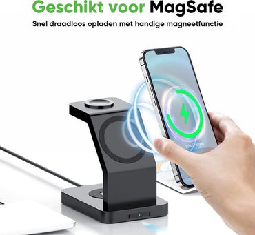 iSetchi® 3-in-1 Draadloze oplader