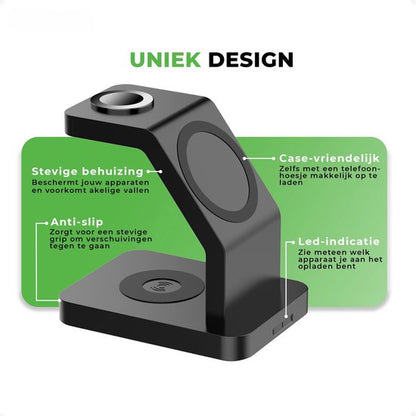 iSetchi® 3-in-1 Draadloze oplader
