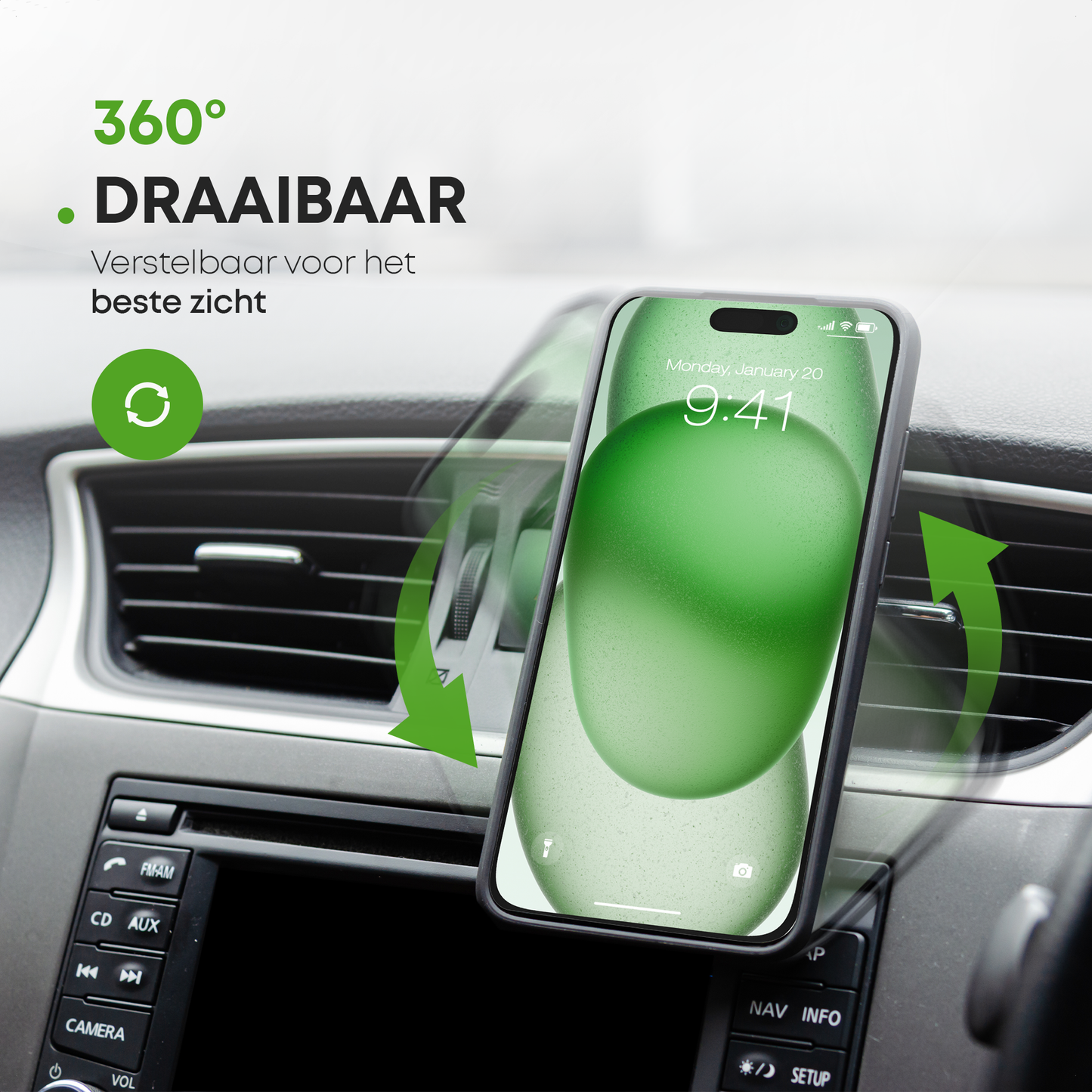 iSetchi® Magnetische telefoonhouder auto