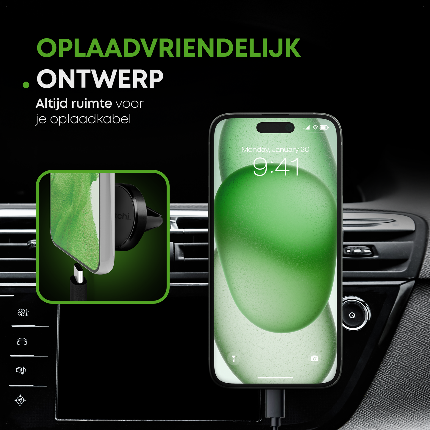 iSetchi® Magnetische telefoonhouder auto