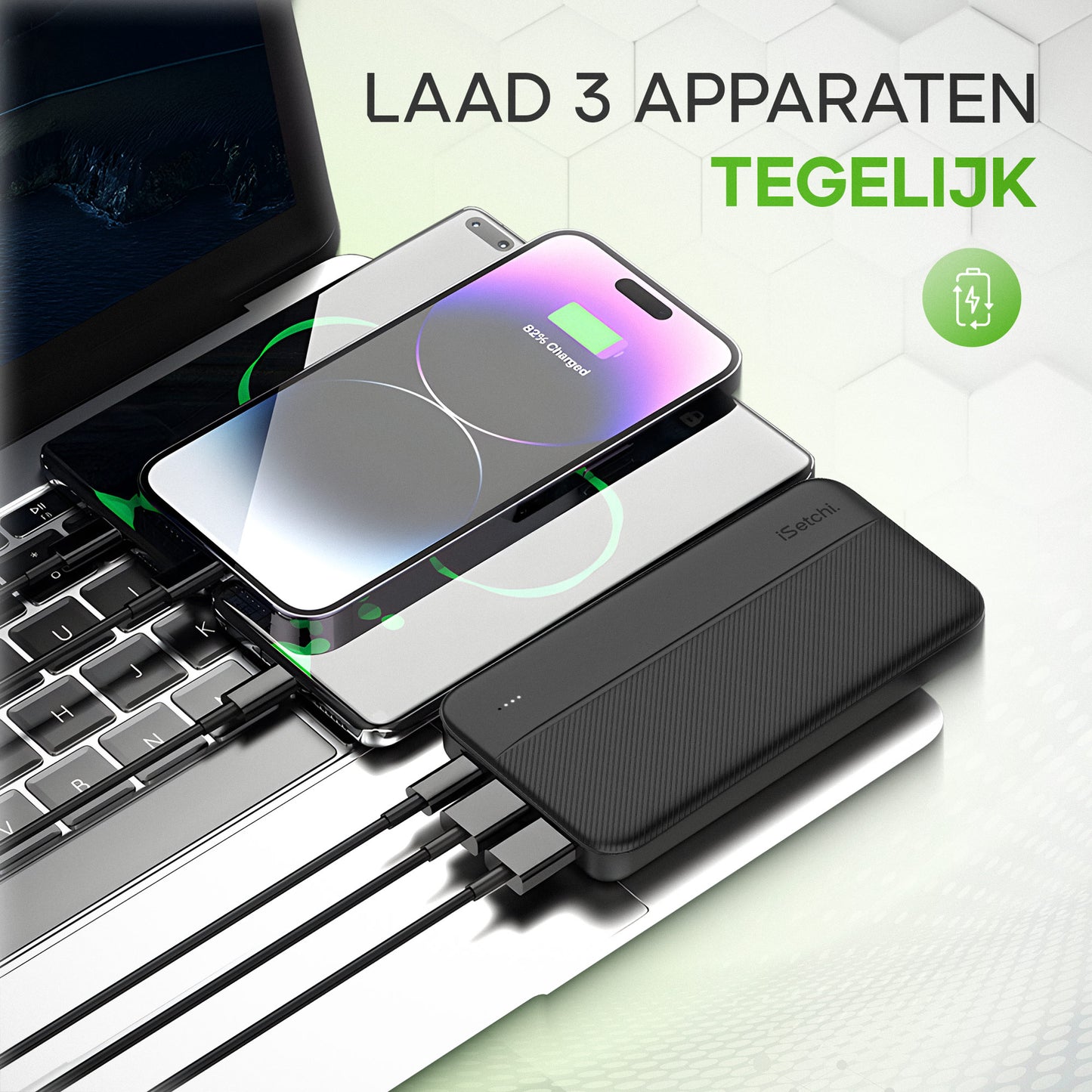 iSetchi® Powerbank 10000 mAh