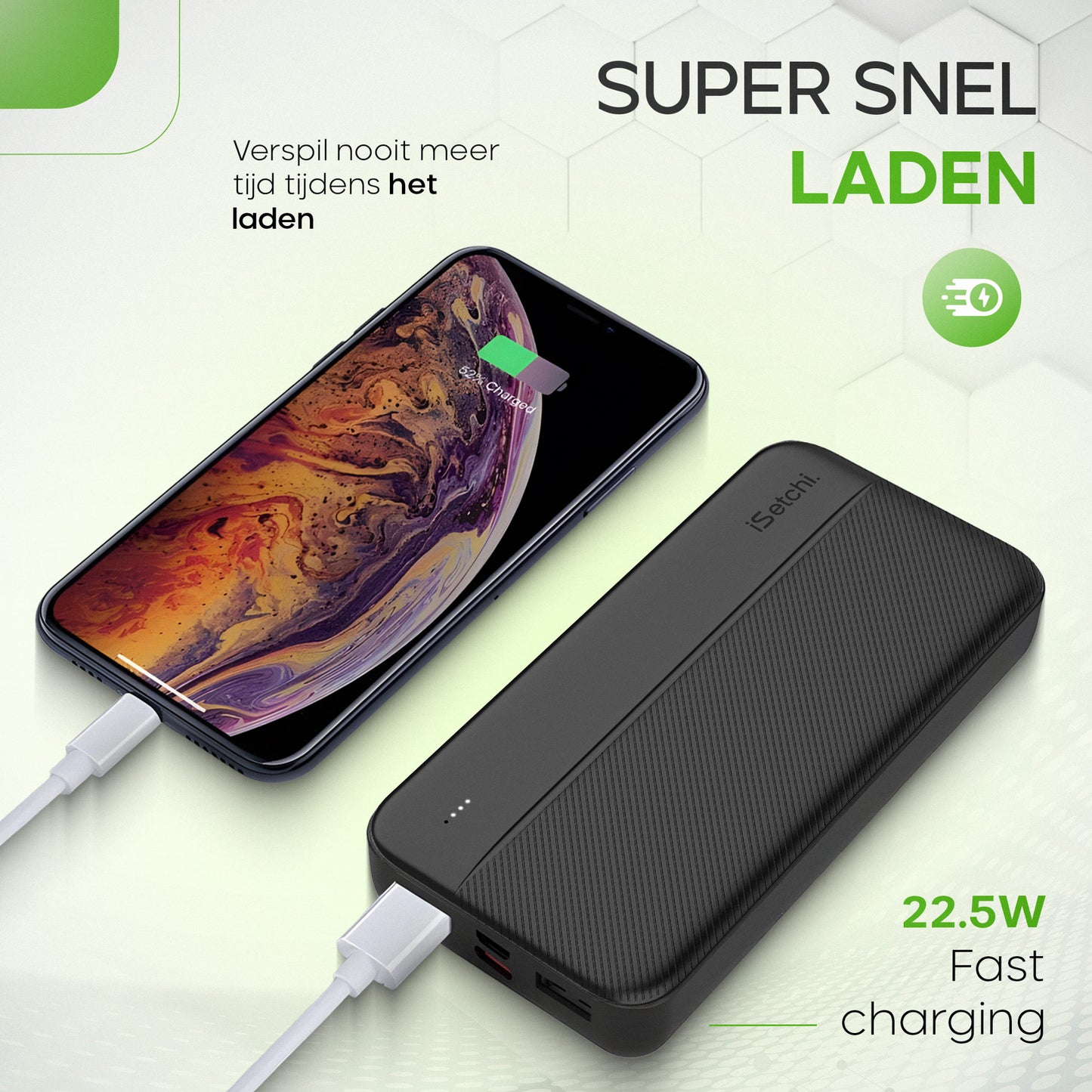 iSetchi® Powerbank 10000 mAh