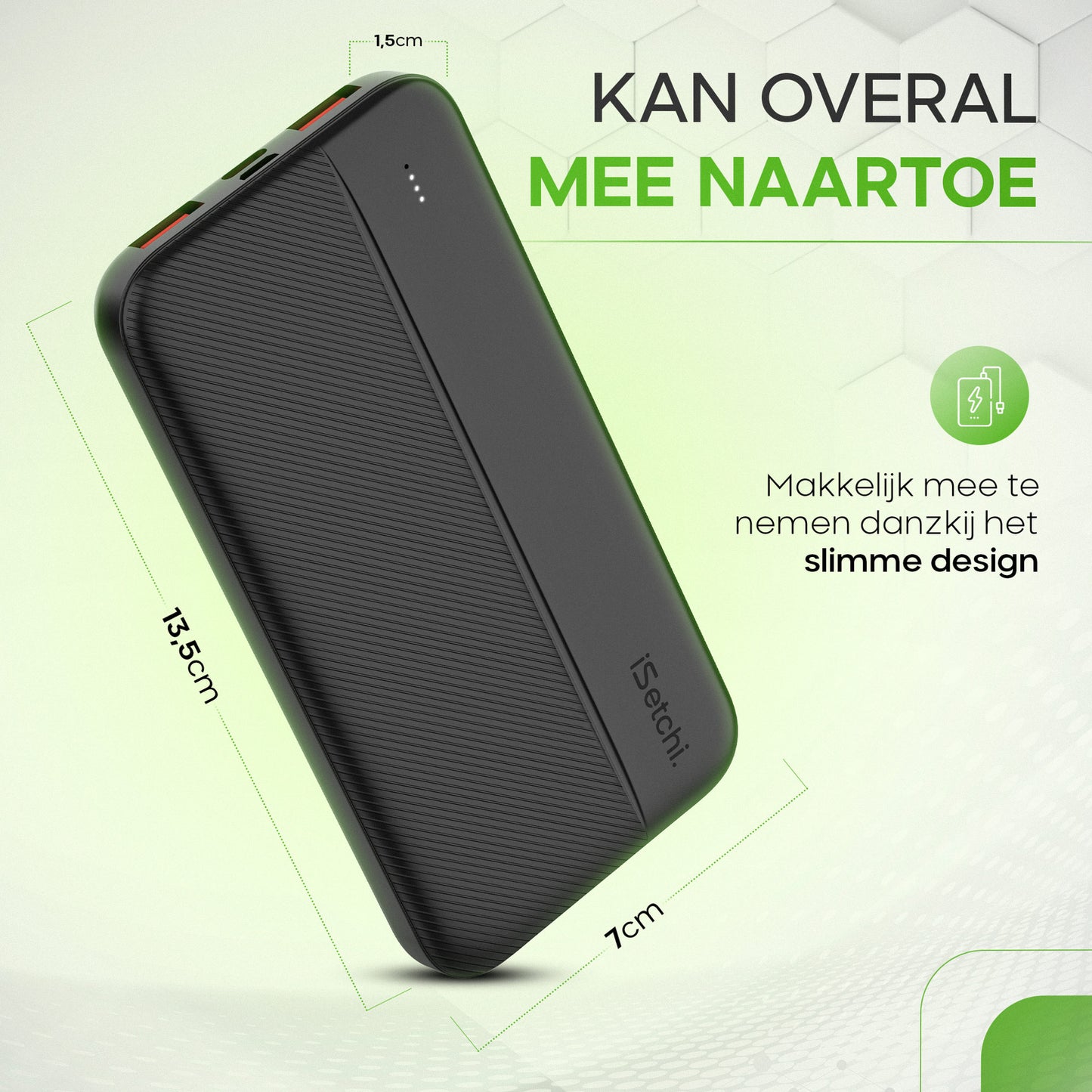 iSetchi® Powerbank 10000 mAh