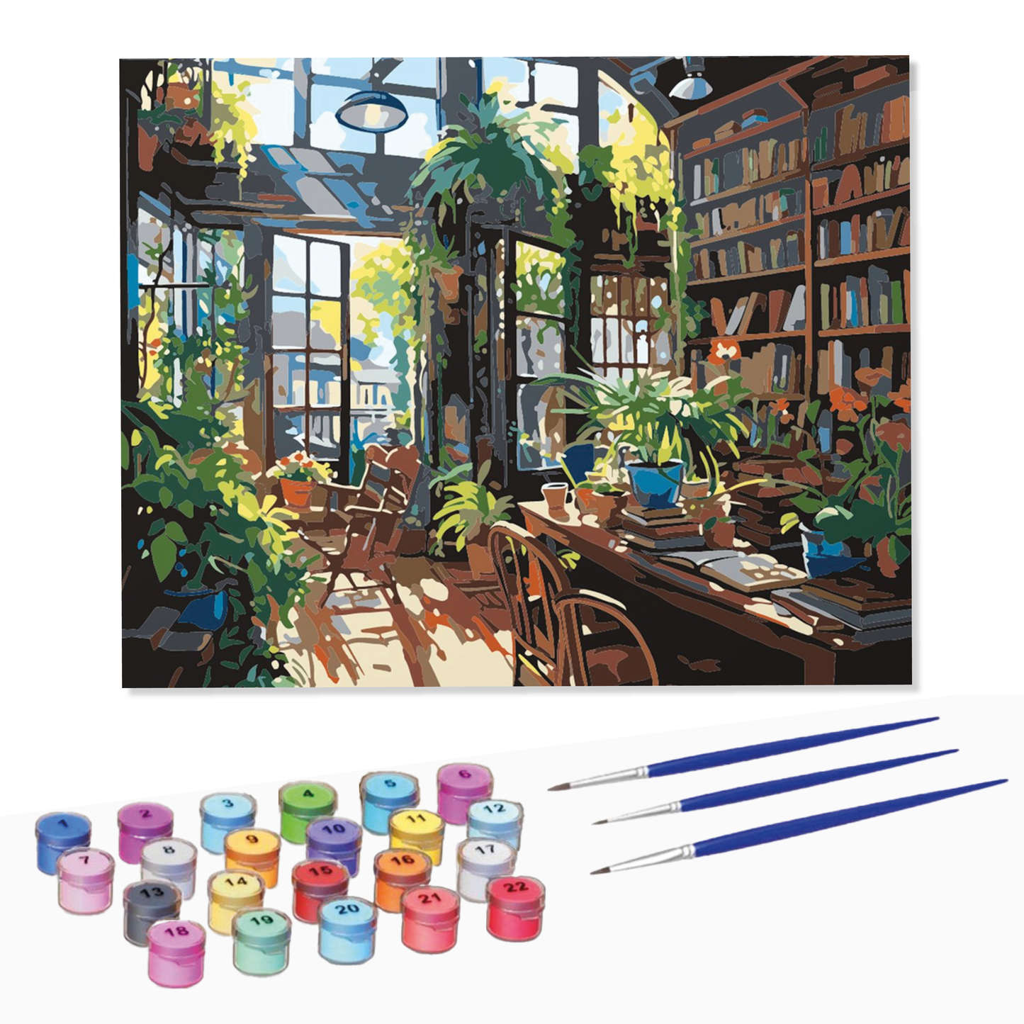 Rubye® Schilderen op Nummer Boekenkast