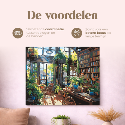 Rubye® Schilderen op Nummer Boekenkast