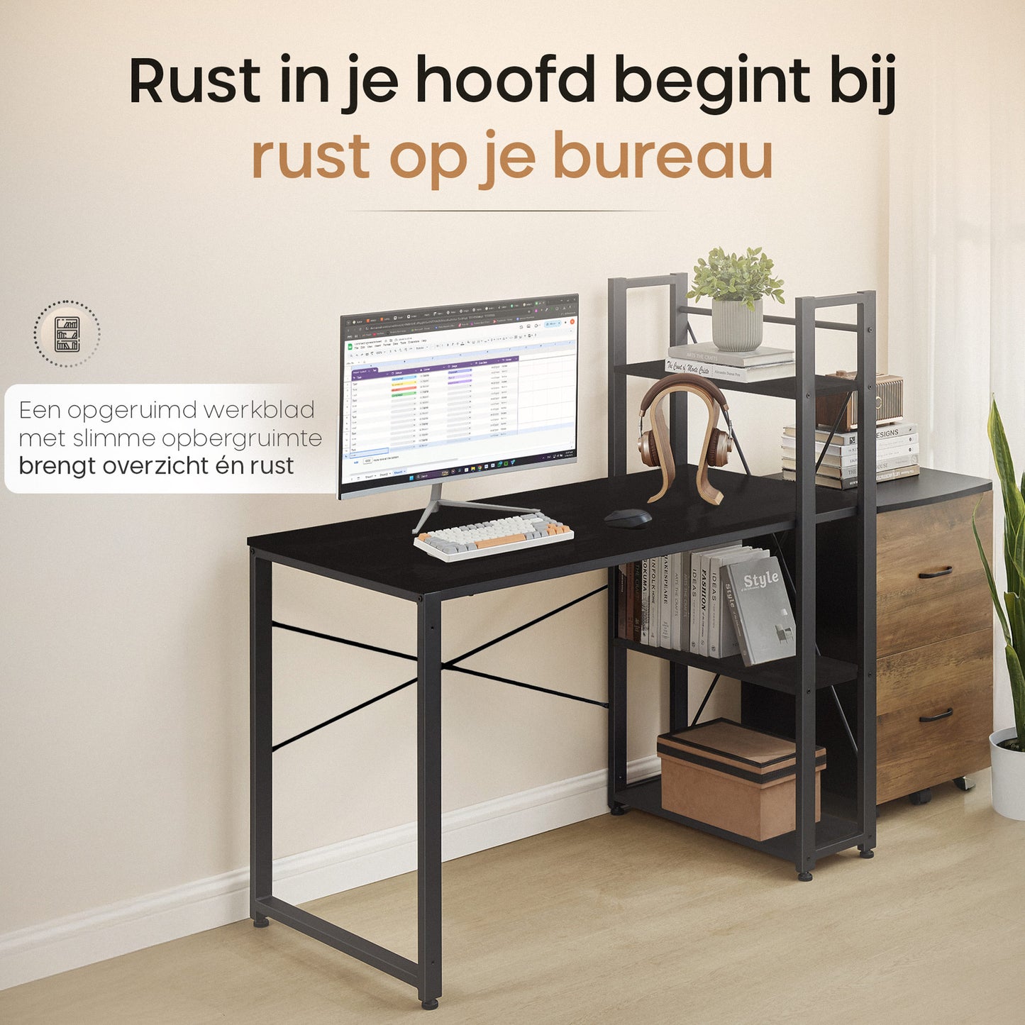 O'DADDY® Bureau met Opbergkast
