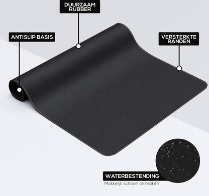 WURK® Bureau Onderlegger Rubber 90x40cm