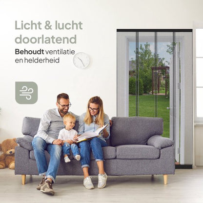 O'DADDY® Deurgordijn Lamellenhor Glasvezel