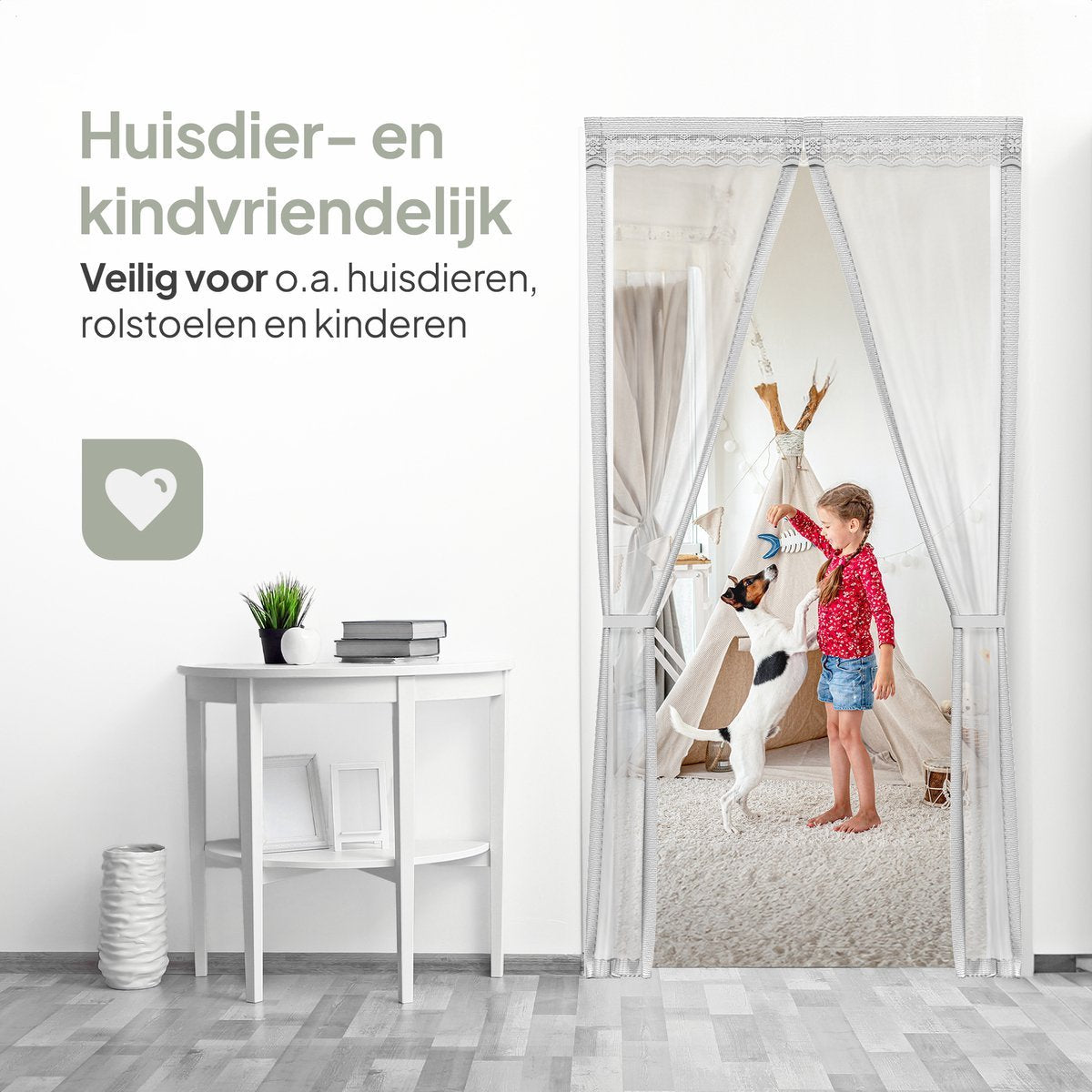 O'DADDY® Magnetische Deurgordijn Fiber