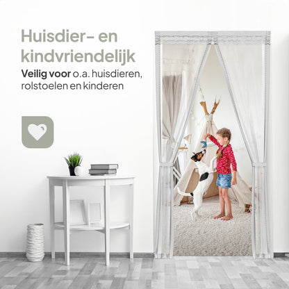 O'DADDY® Magnetische Deurgordijn Fiber