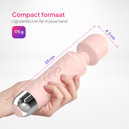 Pure Pleasure® Magic Wand met 3 opzetstukken