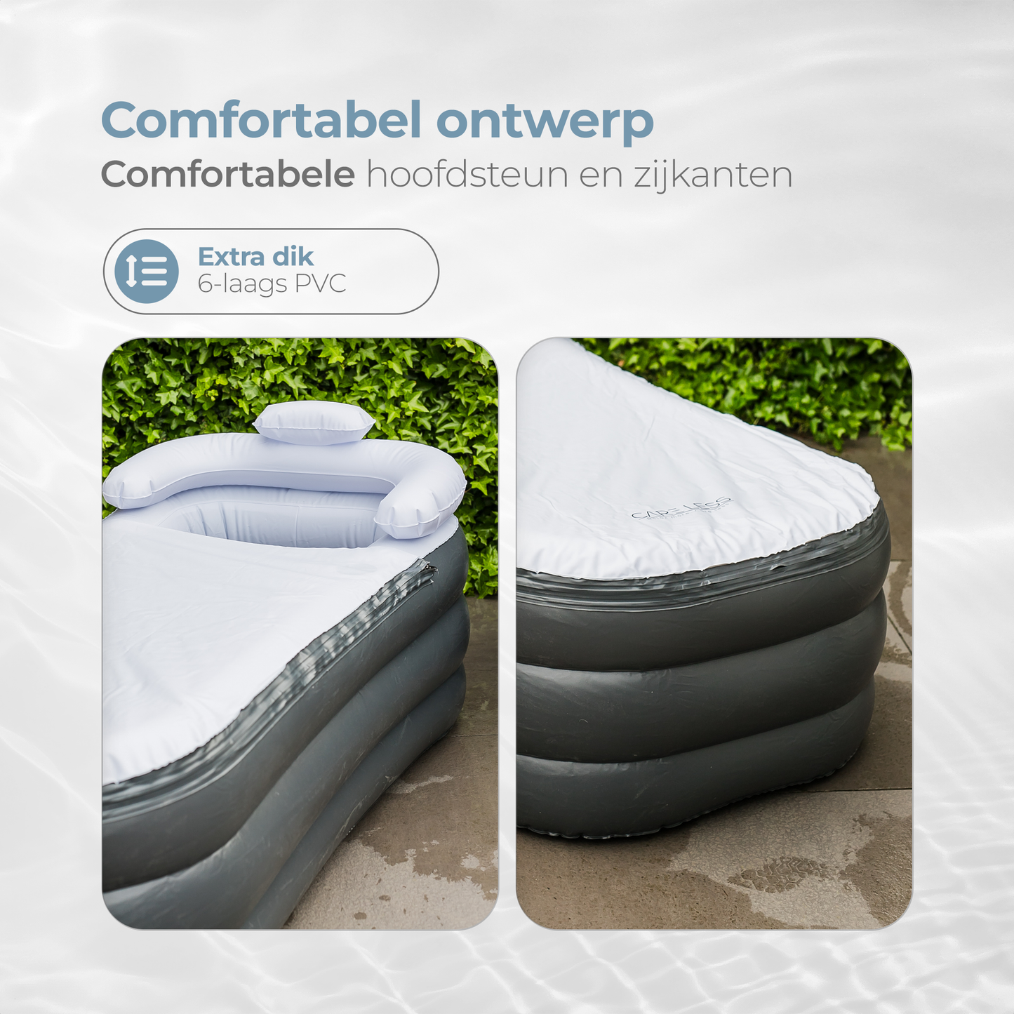 Care Less® Opblaasbaar Ligbad