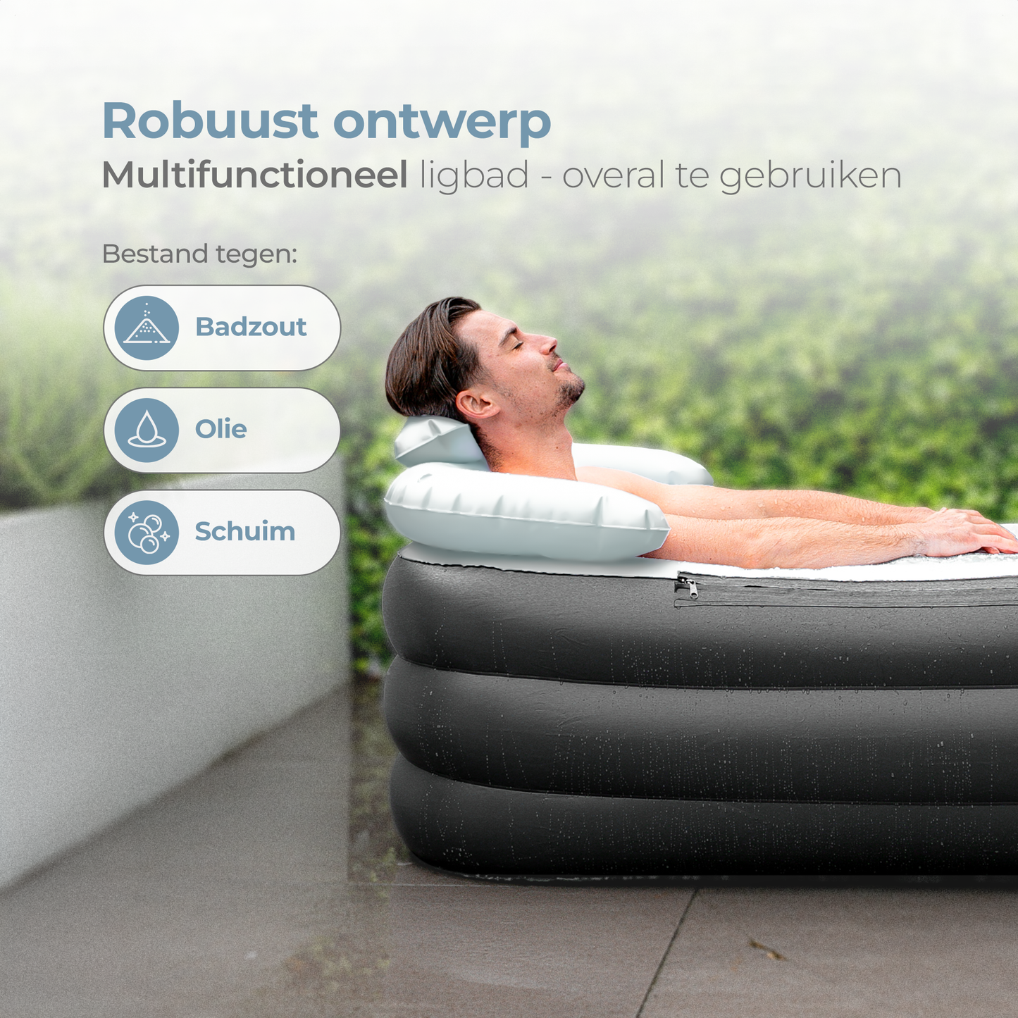 Care Less® Opblaasbaar Ligbad
