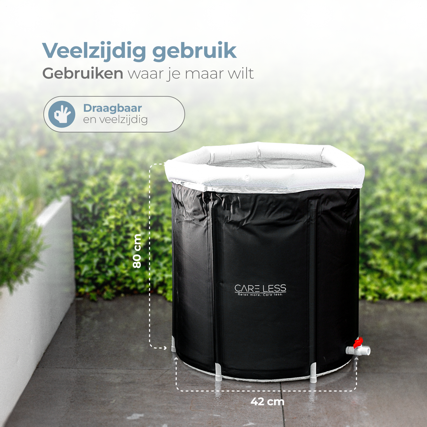 Care Less® Opblaasbaar Zitbad