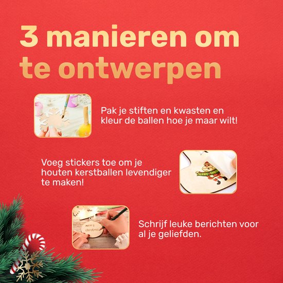 Houten Kerstballen