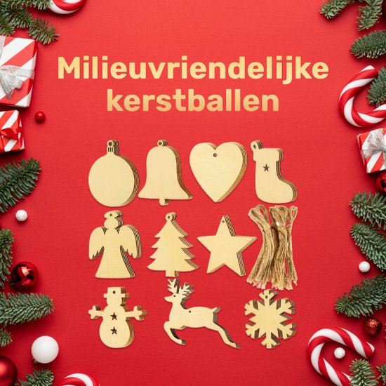 Houten Kerstballen