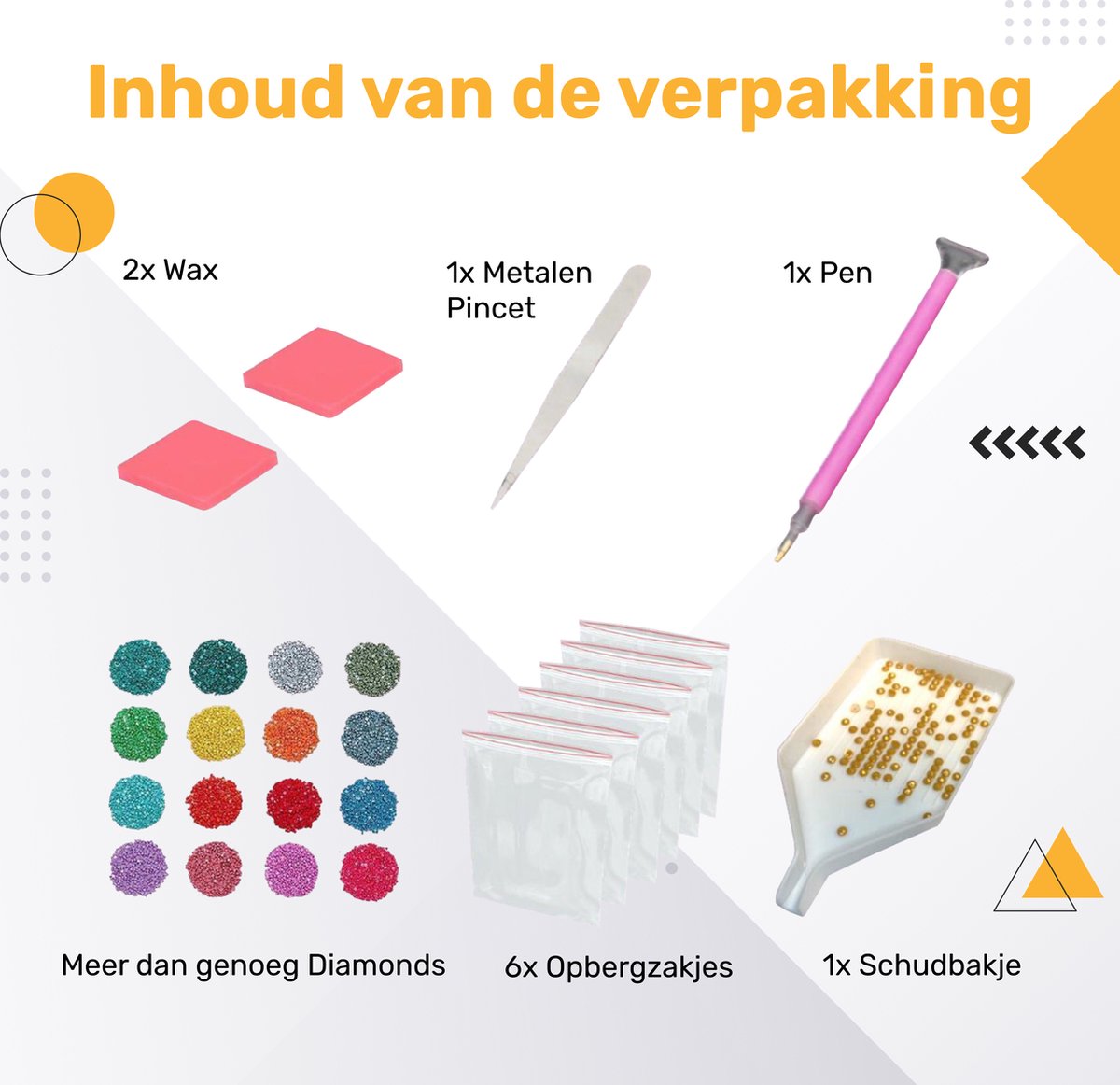 Diamond Painting Kitten naar Tijger
