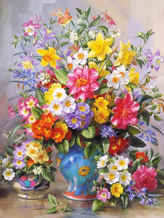Diamond Painting Kleurrijke Bloemen