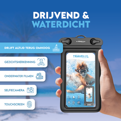 Travelly® Waterdicht telefoonhoesje set van 2