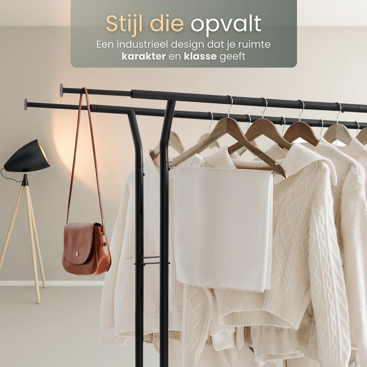 O'DADDY® Kledingrek op wieltjes XL
