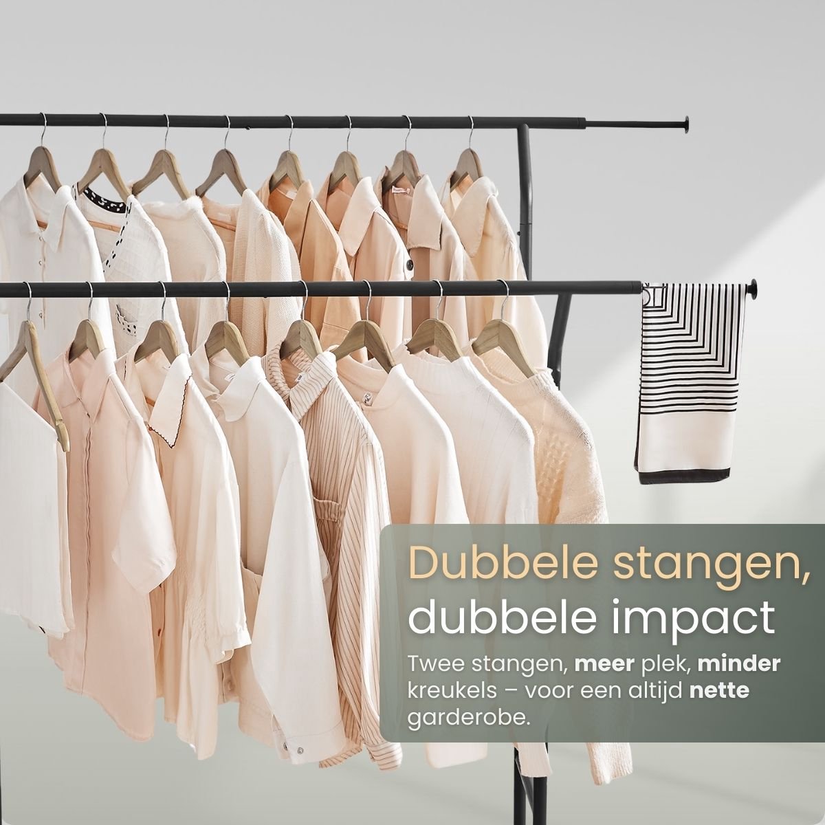 O'DADDY® Kledingrek op wieltjes XL