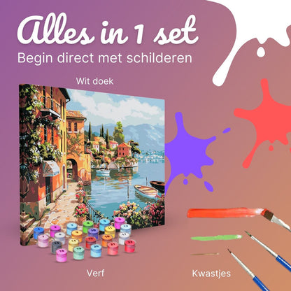 Rubye® Schilderen op Nummer Italiaanse Kust