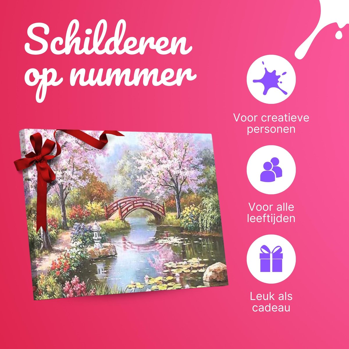 Rubye® Schilderen op Nummer Japanse Tuin
