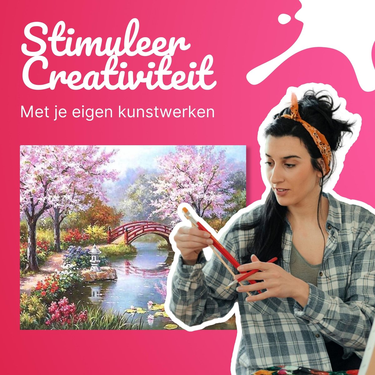 Rubye® Schilderen op Nummer Japanse Tuin