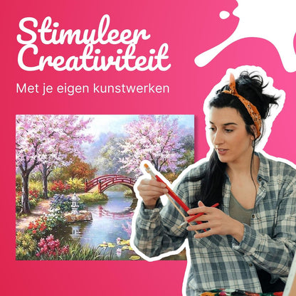 Rubye® Schilderen op Nummer Japanse Tuin