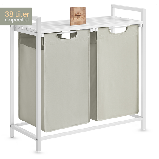 O'DADDY® Wasmand met 2 vakken